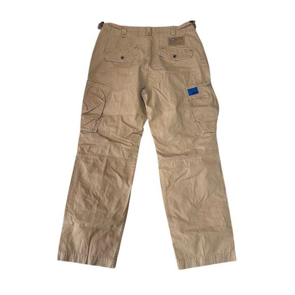 Ralph Lauren Polo Jeans Men's Vintage Cargo Pants Beige Size 34x32 - Picture 2 of 10